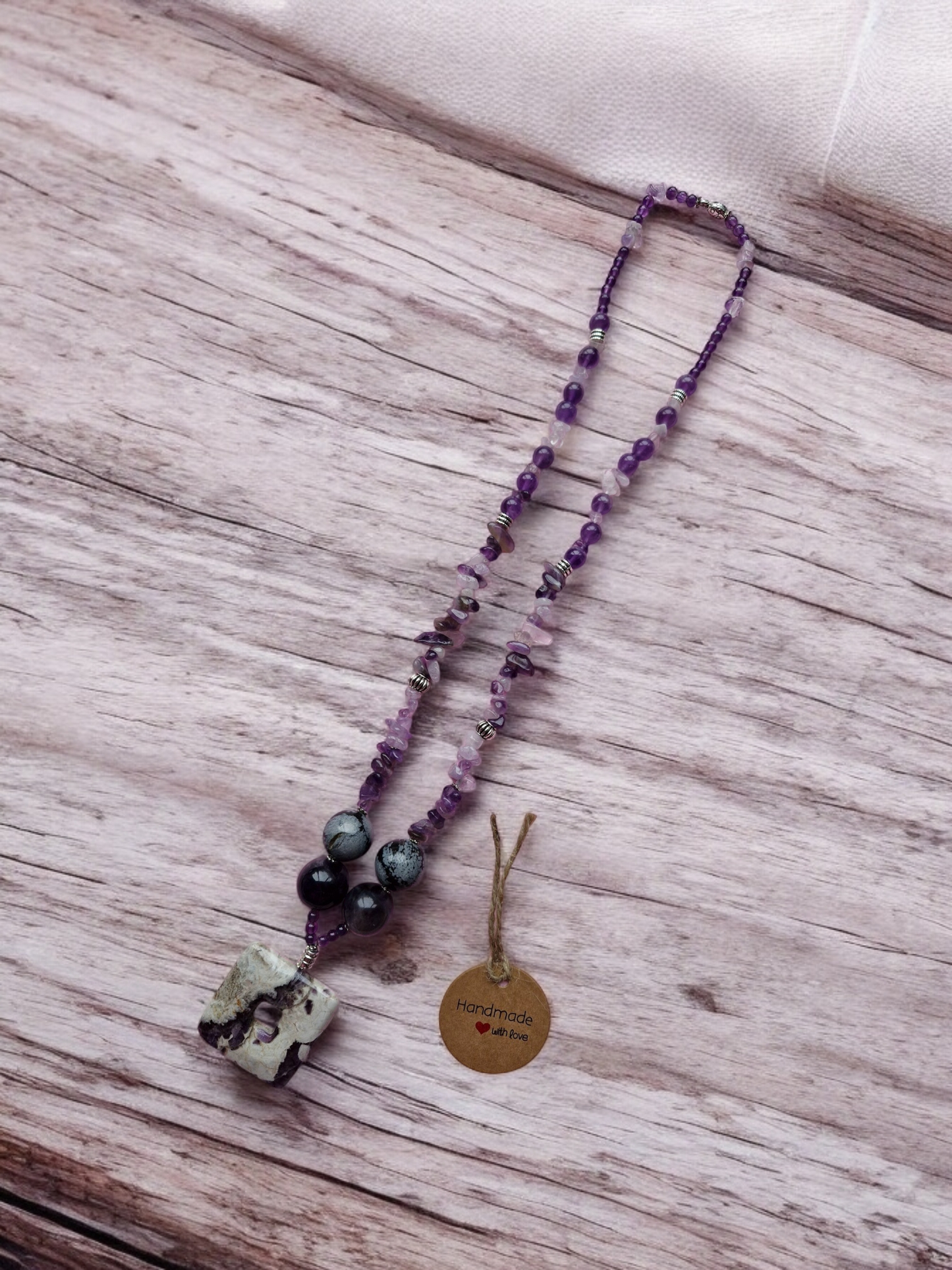 Dream Amethyst Chunky Necklace