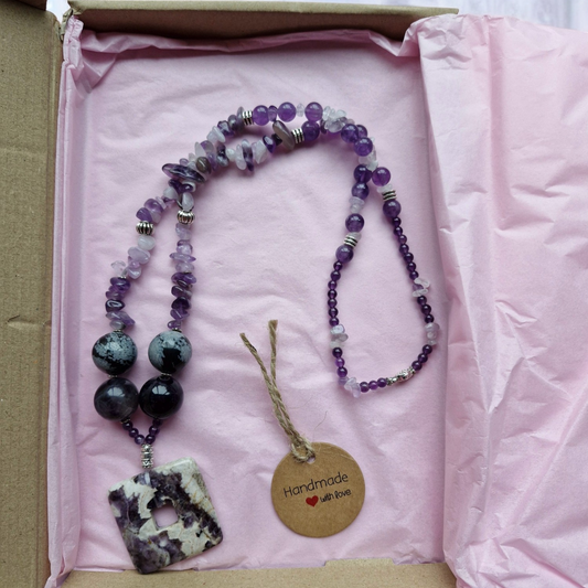 Dream Amethyst Chunky Necklace